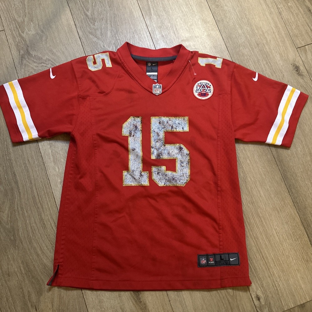 Nike Kansas City Chiefs Patrick Mahomes On Field Jersey Chiefs Youth Large